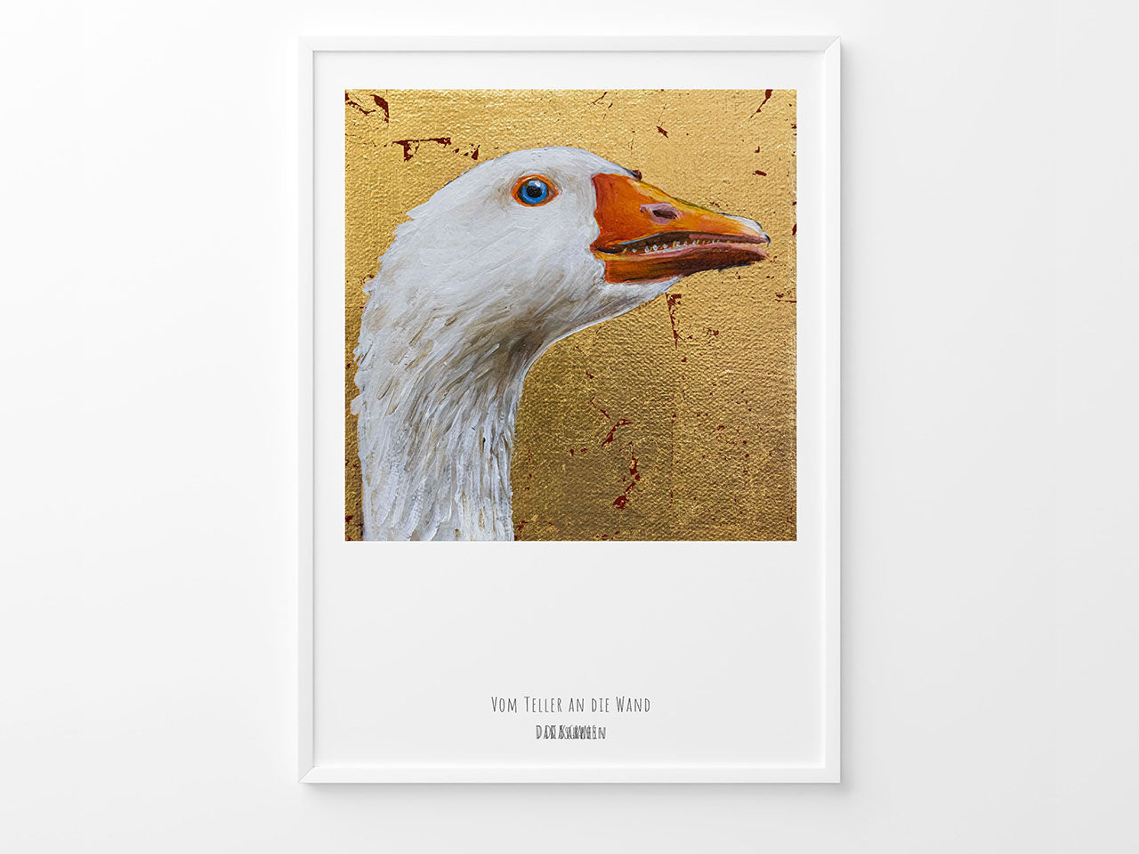 Vom Teller an die Wand - Die Gans