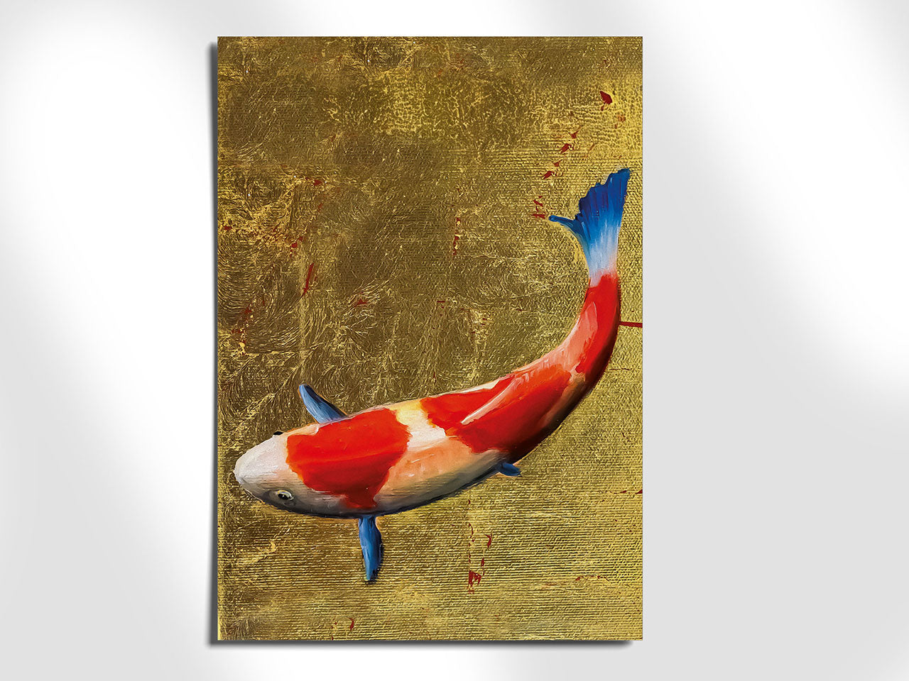 Koi auf Gold